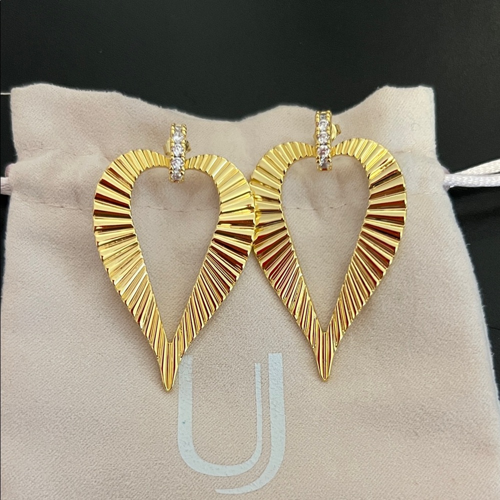 Uncommon James heart earrings